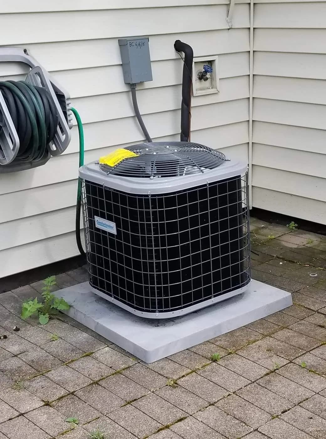 AC System Replacement & Upgrades — completed residential air conditioning condenser installation