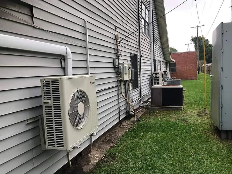 Smart Zone Control Systems — ductless mini-split outdoor units serving a multifamily building